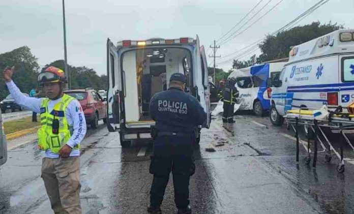 Identifican a los muertos del accidente en Quintana Roo
