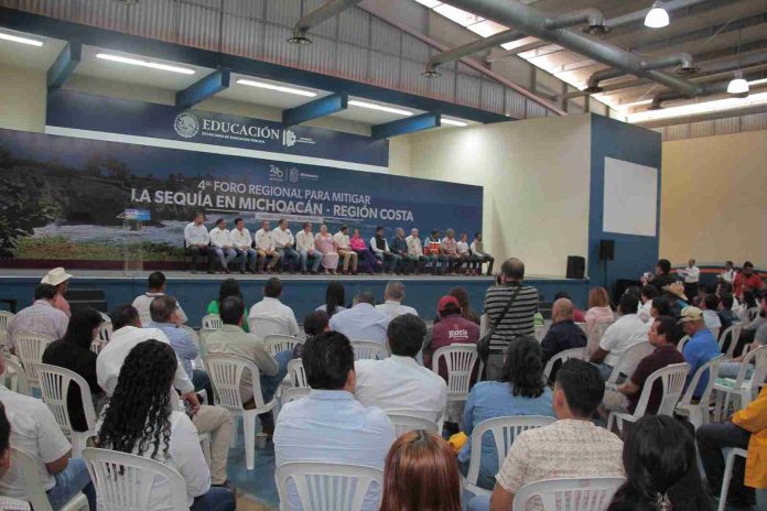 Promueven 4to. Foro Regional Para Mitigar la Sequía en Michoacán Región-Costa