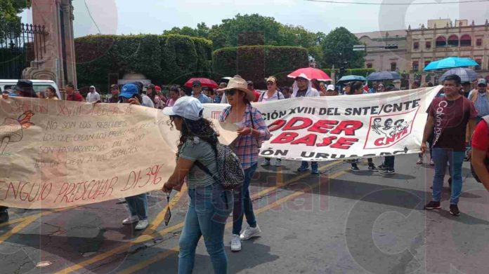Habra marcha regional masiva este jueves en Morelia, encabezará Poder de Base