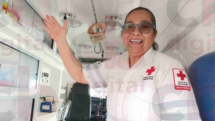 Ayudar en la vida, noble labor de la socorrista Patricia Lemus