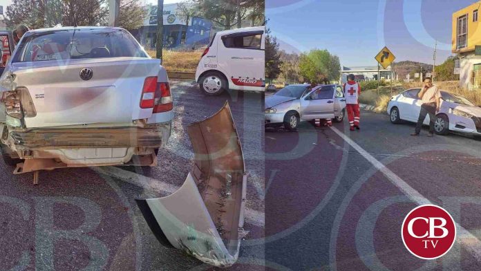 Imprudentes chóferes chocan sus autos en Morelia
