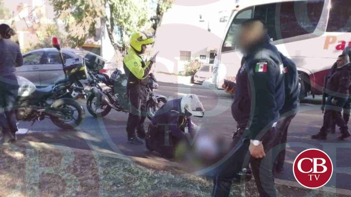 Auto atropella a un Guardia Civil en Morelia