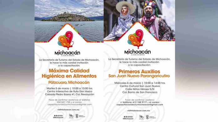 Anuncia Sectur capacitaciones en calidad higiénica de alimentos y primeros auxilios