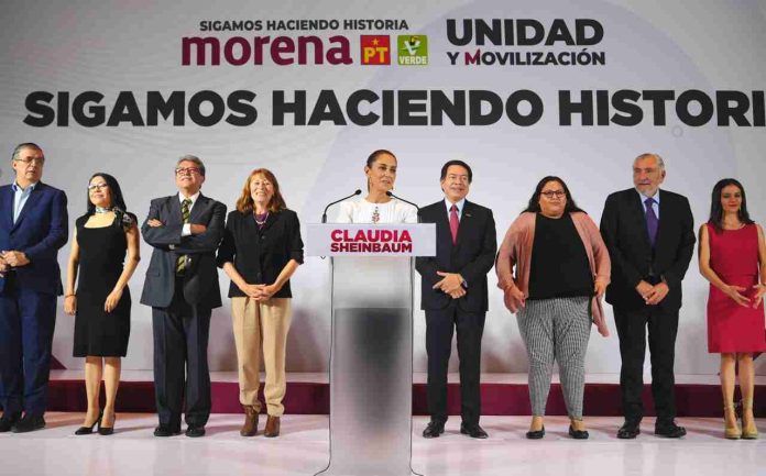 CLAUDIA SHEINBAUM PARDO PRESENTA EQUIPO DE CAMPAÑA RUMBO A LA PRESIDENCIA DE LA REPÚBLICA