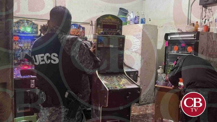 Aseguran 217 máquinas tragamonedas en Zitácuaro