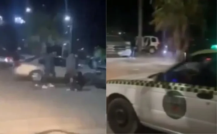 #Video: Hombre arrolla a su pareja tras fuerte pelea