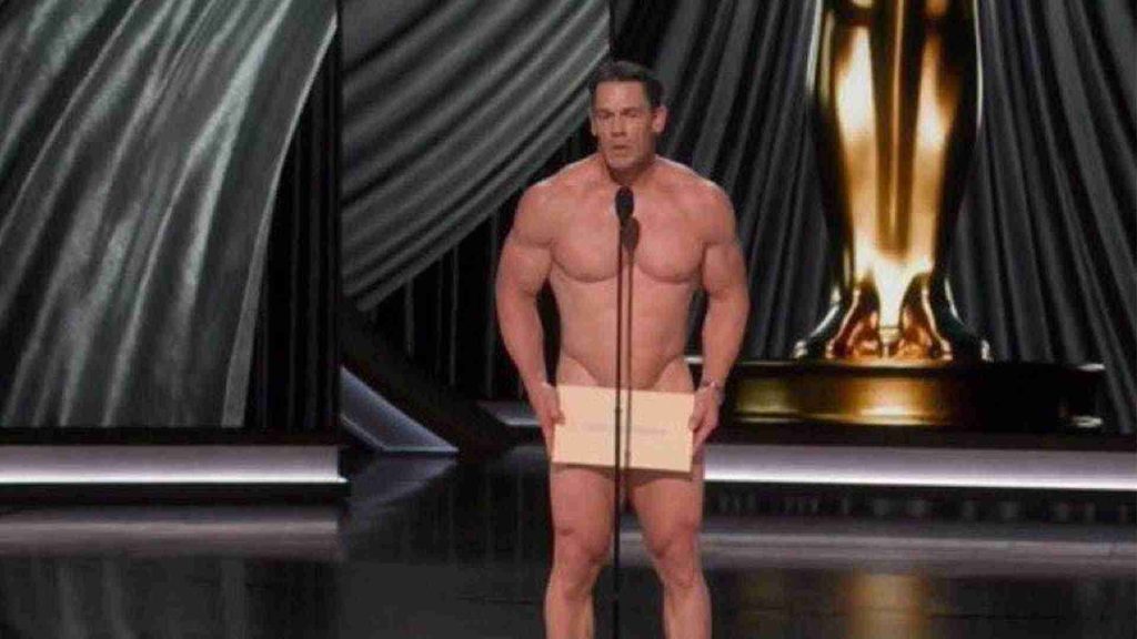 ¿Por qué John Cena apareció desnudo en los Premios Oscar? 