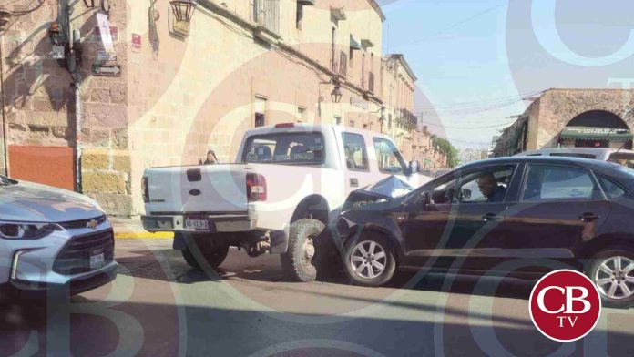 El choque de cada día en el centro de Morelia