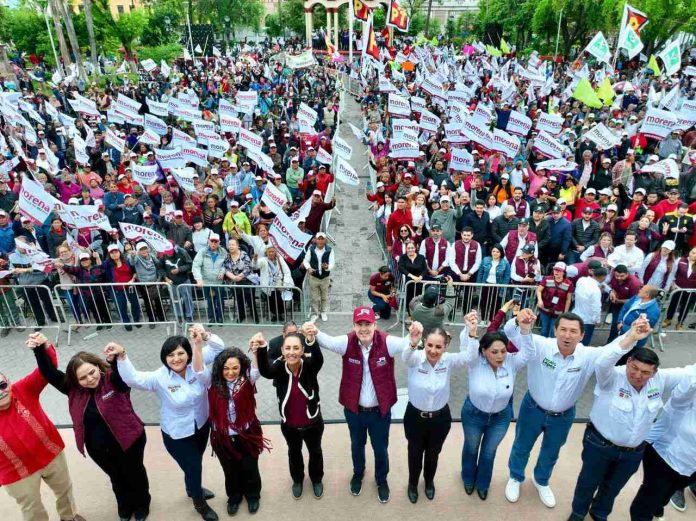 CLAUDIA SHEINBAUM DESTACA EL ABASTECIMIENTO DE AGUA, LA CONSOLIDACIÓN DE PUERTOS Y TRABAJAR EN COORDINACIÓN CON EE. UU. EN LOS PUENTES FRONTERIZOS COMO EJE CENTRAL DE SU GOBIERNO PARA TAMAULIPAS