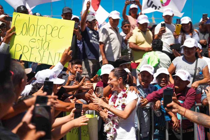 MÁS DE 50 MIL PERSONAS MUESTRAN APOYO A CLAUDIA SHEINBAUM Y SU SEGUNDO PISO DE LA 4T EN OAXACA