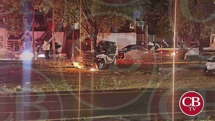 Se mata al estrellar su camioneta con un árbol