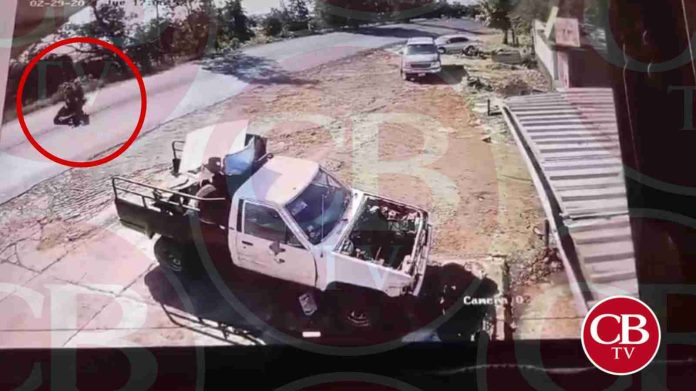 #Video de la tragedia en Peribán, donde camión arrollan a matrimonio