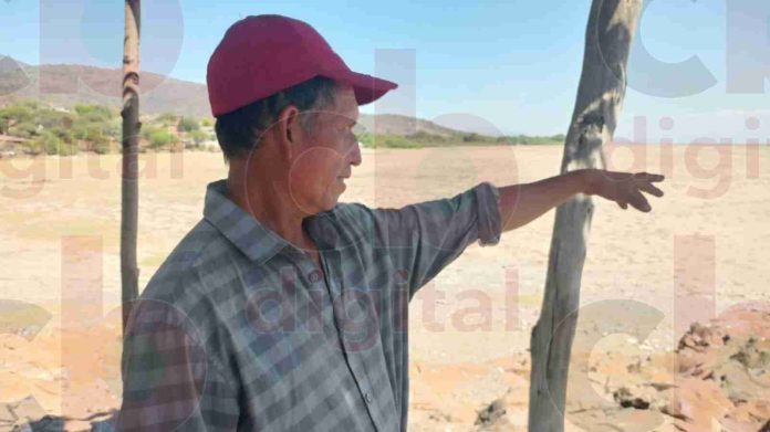 Capacho, comunidad del lago de Cuitzeo, en que el agua desapareció por completo