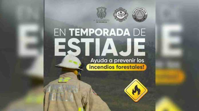 El Ayuntamiento de Morelia emite recomendaciones para evitar incendios forestales