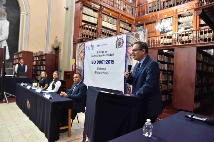 Lograr el 100 por ciento de bibliotecas de la UMSNH certificadas por su calidad, el objetivo