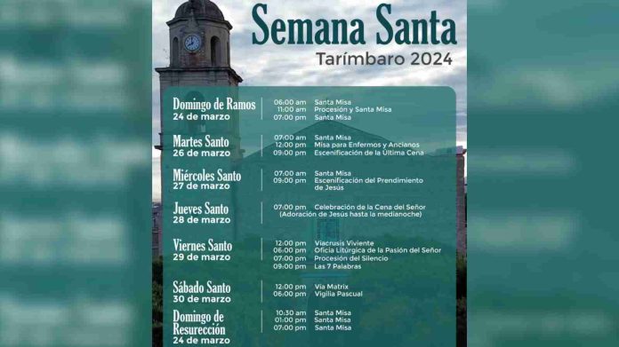 El Santuario de San Bernabé de Jesús en Tarímbaro se prepara para la Celebración de la Semana Santa