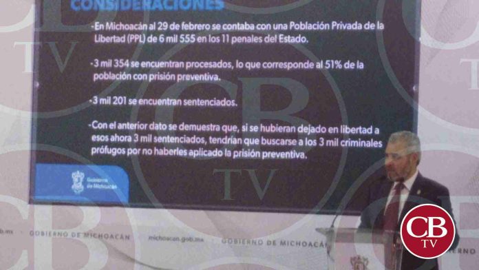 Eliminar la prisión preventiva estaría en riesgo todo el sistema de justicia