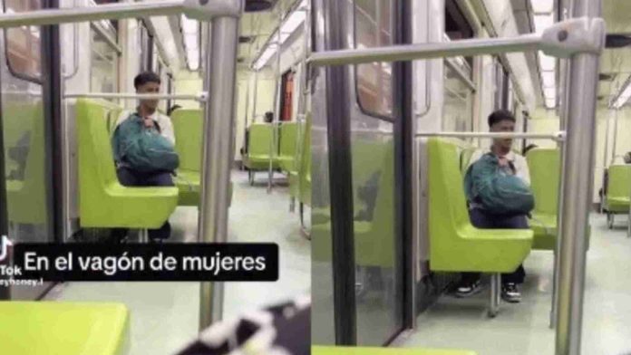 Captan a hombre tocándose en vagón de mujeres del Metro de CDMX