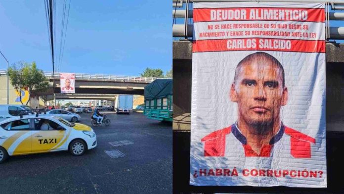 Exhiben a Carlos Salcido como deudor alimenticio