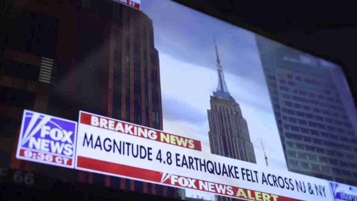 Se registra sismo de magnitud 4.8 en Nueva York