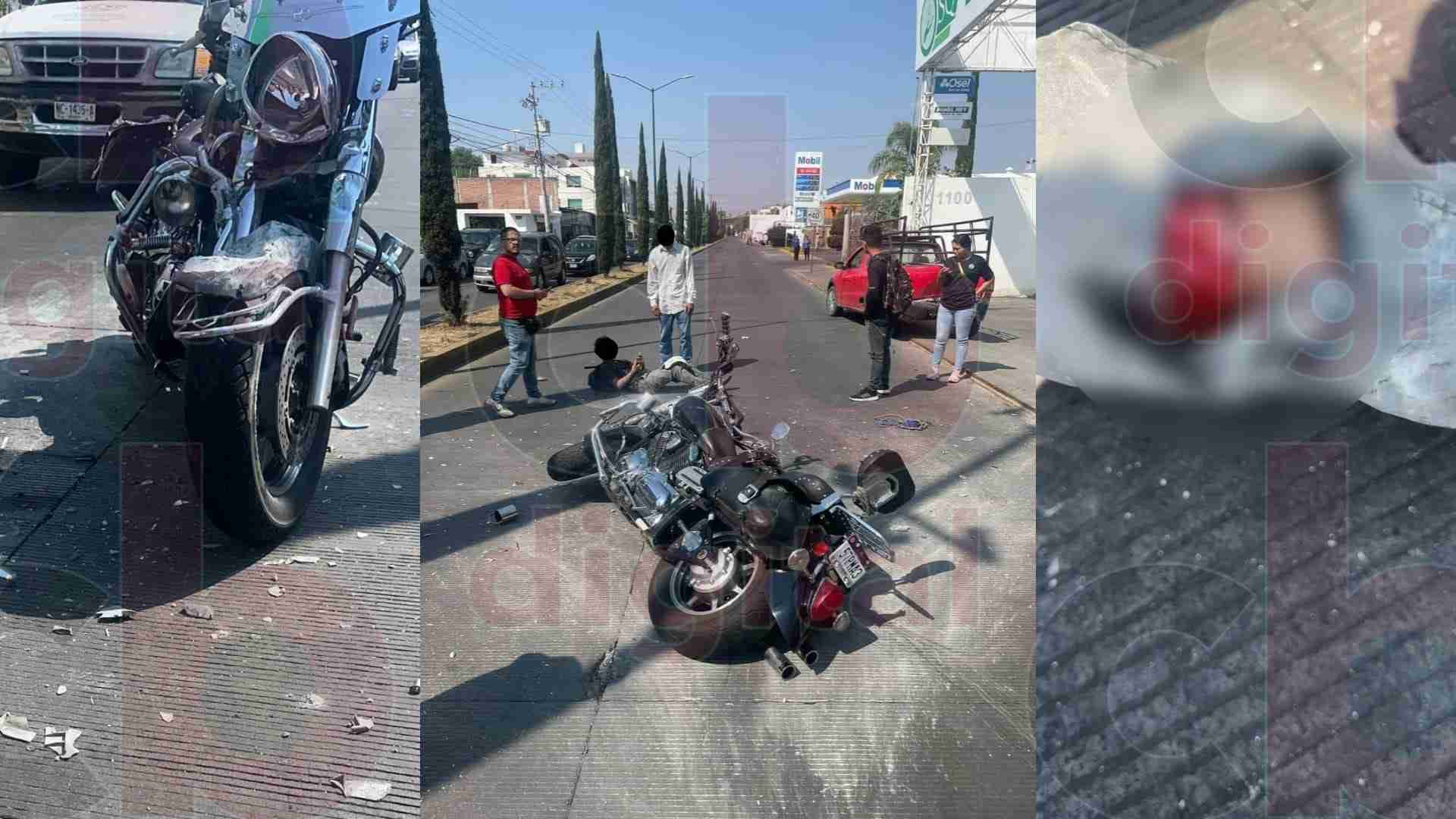 #VIDEO: Motociclista choca una camioneta en Periodismo #VIDEO: Motociclista choca una camioneta en Periodismo