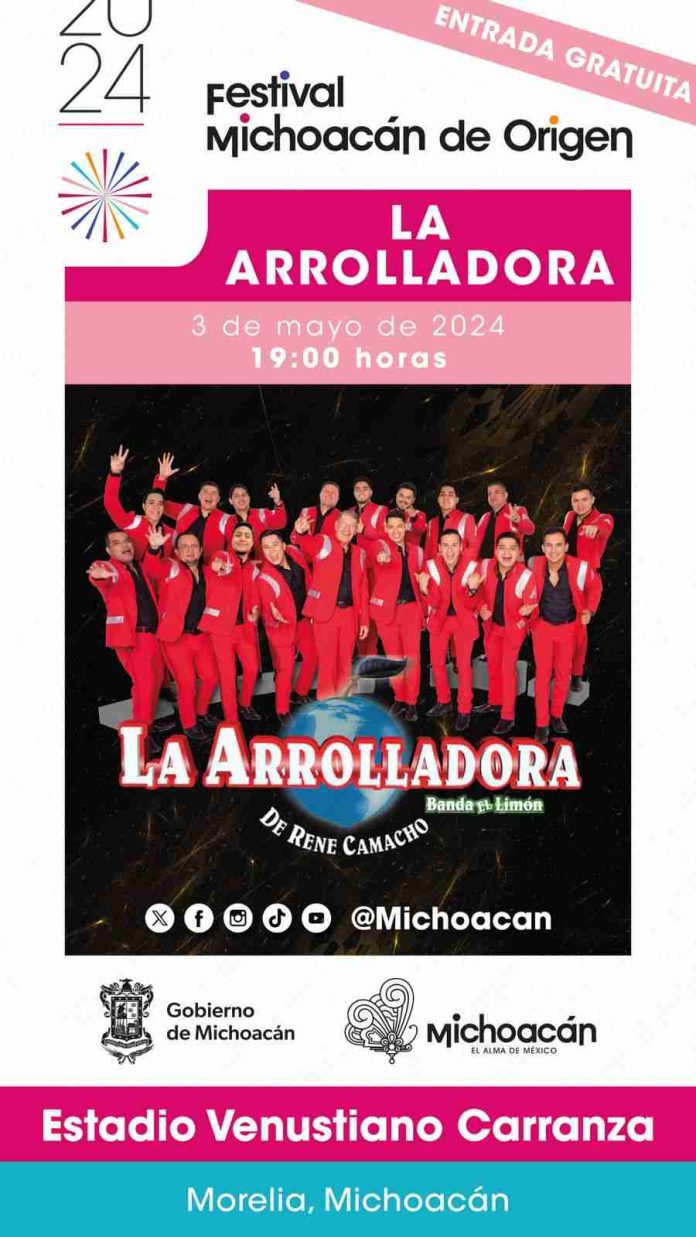 Este viernes La Arrolladora llega gratis al Venustiano; esto es lo que debes saber