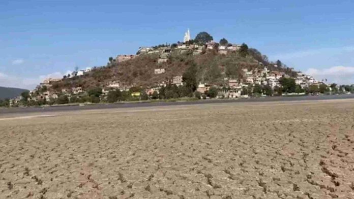Youtuber cruza Lago de Pátzcuaro caminando