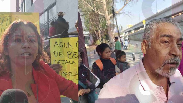 Ante el saqueo de 400 mil litros diarios, San Miguel del Monte se manifiesta en Conagua