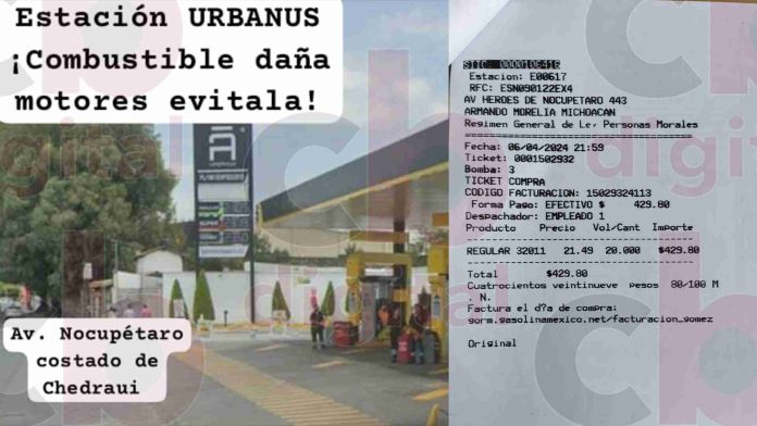 Habría dañado vehículos, combustible de gasolinera en Morelia: denuncias ciudadanas