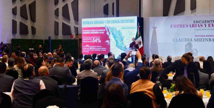 EXPLOTAR POTENCIAL DE INVERSIONES EN BAJA CALIFORNIA Y CONECTARLA CON TODO EL PAÍS, PLANTEA CLAUDIA SHEINBAUM ANTE EMPRESARIOS DE TIJUANA