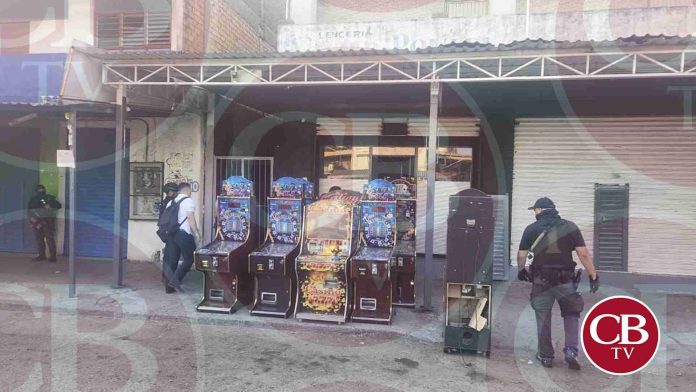 Decomisan 176 máquinas tragamonedas en LC