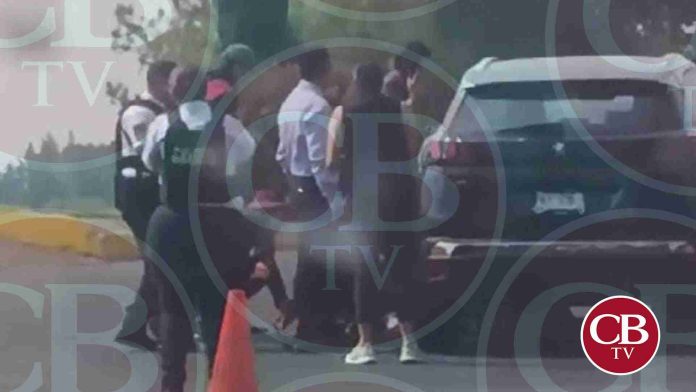 Atropellan a fémina en la Glorieta del Papa