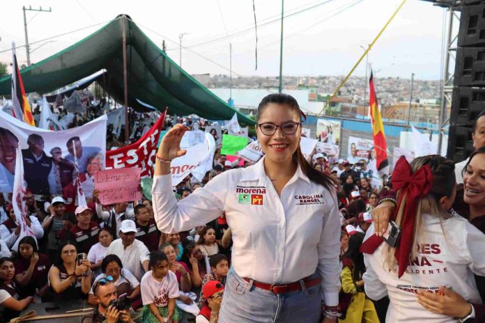 Exhorta Carolina Rangel a votar para continuar con la transformación de Michoacán