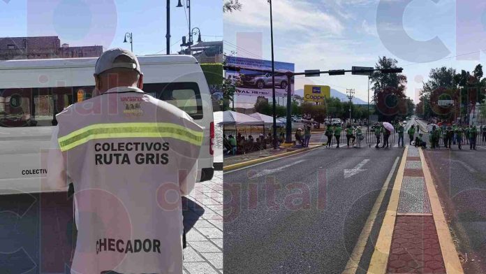 Afectaciones hasta por 240 mil pesos causa bloqueo del STASPE a la ruta gris de Morelia: Fernando Orozco