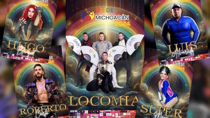 'Loco Mía', invitados especiales del Pride Michoacán 2024