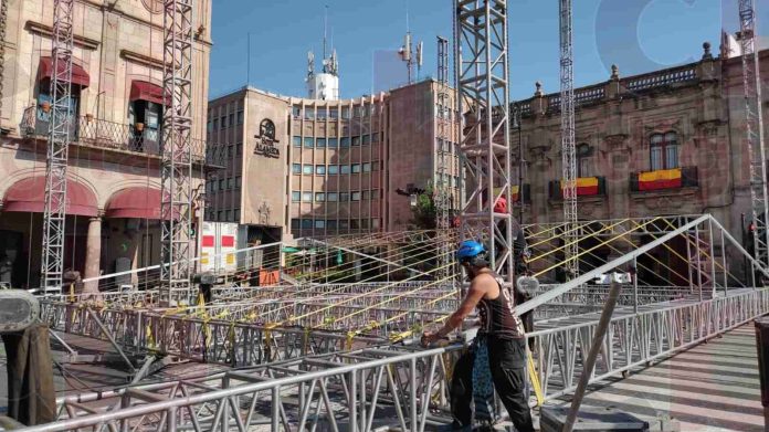 Operativo de 500 trabajadores municipales recorrerán Centro Histórico por 483 aniversario de Morelia