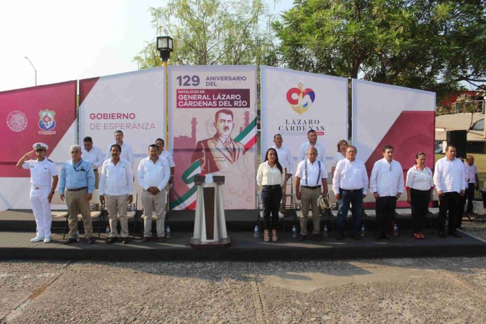 Conmemoran 129º Natalicio del Gral. Lázaro Cárdenas del Río