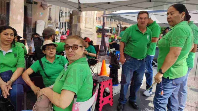 6 mil 400 integrantes del STASPE bloquean Morelia