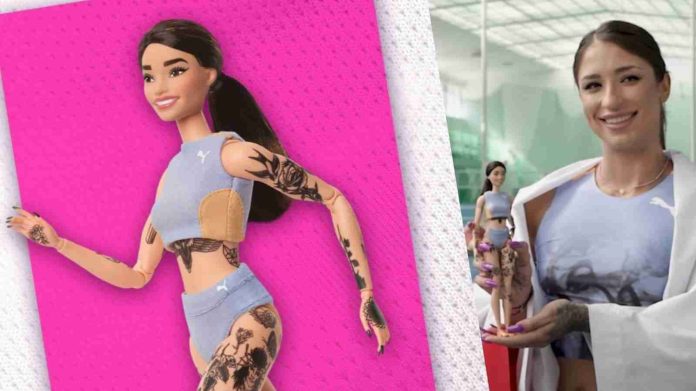 Barbie lanza primer muñeca tatuada en linea de mujeres deportistas
