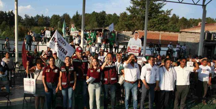 Las comunidades ribereñas, ya decidieron por el triunfo de Julio Arreola
