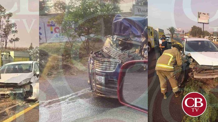 Tres accidentes simultáneos en Morelia y Tarímbaro