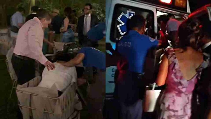 VIDEO: Invitados se intoxican con banquete en jardín de Cuernavaca
