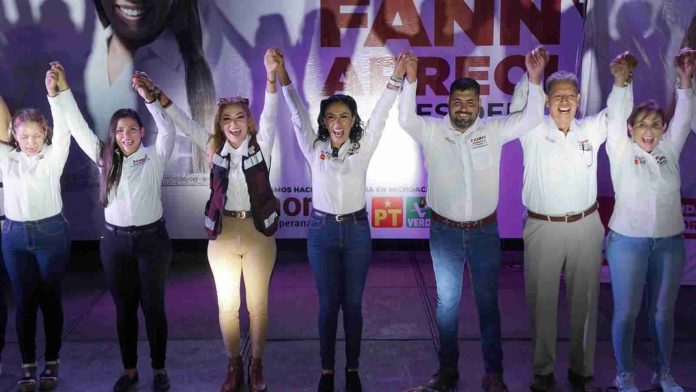 Fanny Arreola se perfila como la ganadora virtual de la presidencia municipal de Apatzingán
