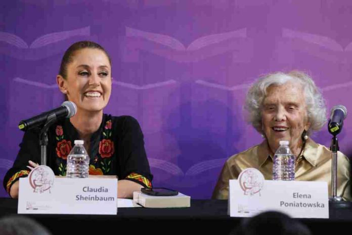 A través de Claudia Sheinbaum se reconoce a mujeres que supieron luchar: Poniatowska