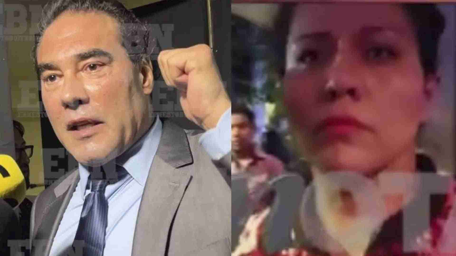 Eduardo Yáñez agrede a reportera Eduardo Yáñez agrede a reportera