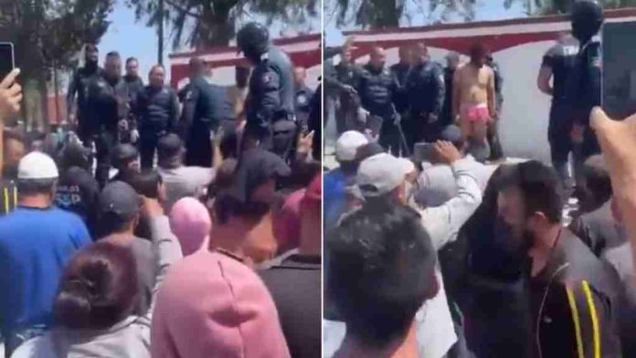#Video: Los desnudan y linchan por robar casa