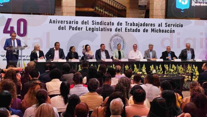 Celebra STASPLE cuarenta años de existencia en Congreso del Estado
