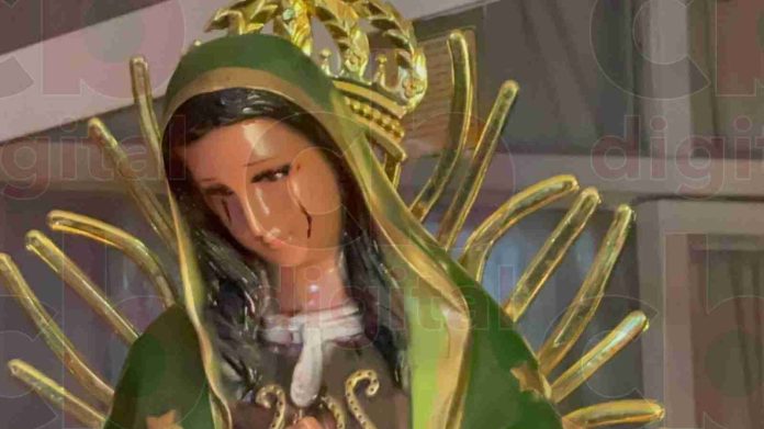 Descarta fabricante de figuras religiosas que lágrimas de Virgen sean pintura: 