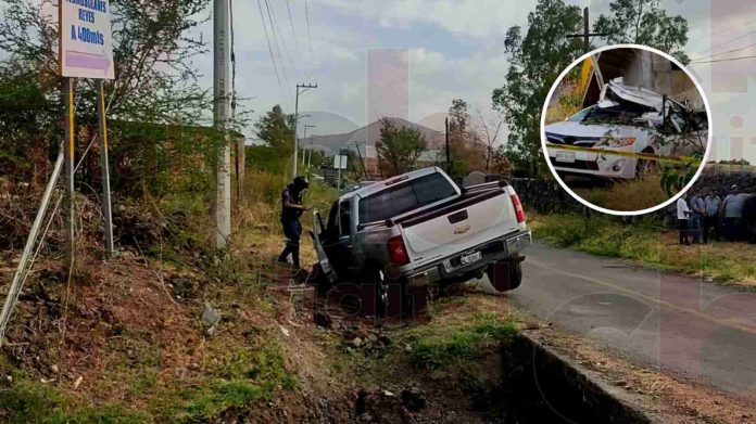 Choque mortal de camioneta en La Piedad