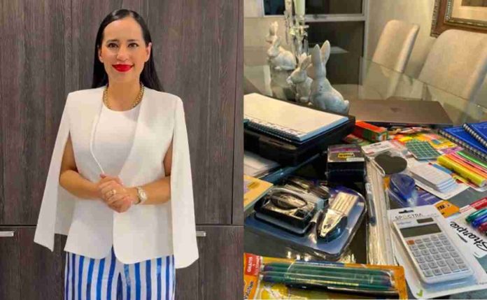 'Funan' a Sandra Cuevas por usar útiles 